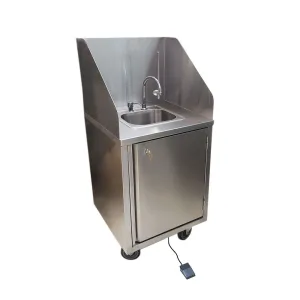 24"x24" Mobile Handwashing Sink w/Deckmount