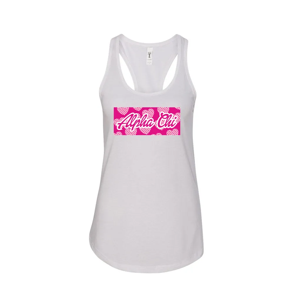 Alpha Chi Omega Dream Girl Womens Racerback Tank