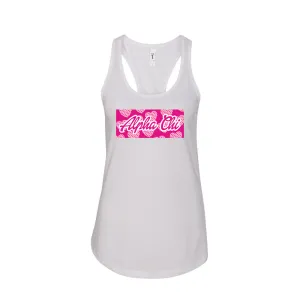 Alpha Chi Omega Dream Girl Womens Racerback Tank