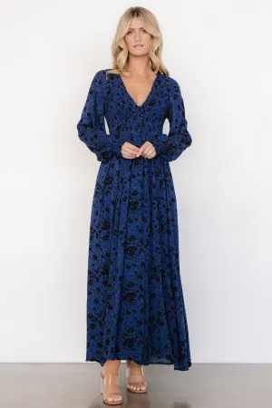 Anya Maxi Dress | Vintage Navy Floral