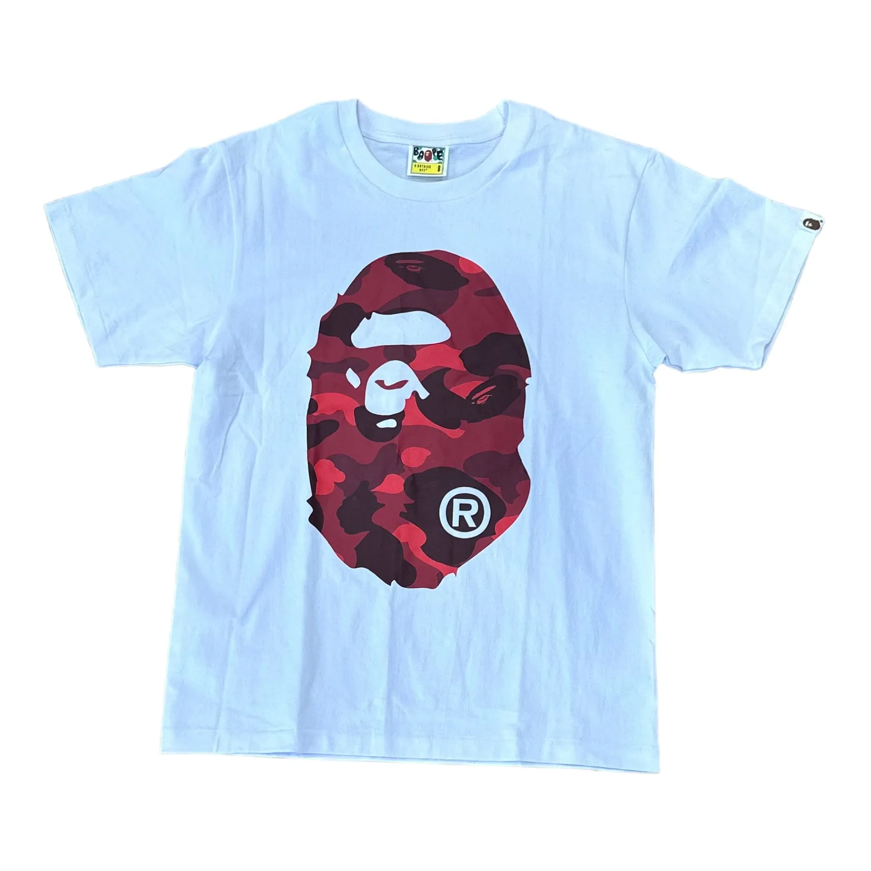 BATHING APE: Big Bape Head SS Tee