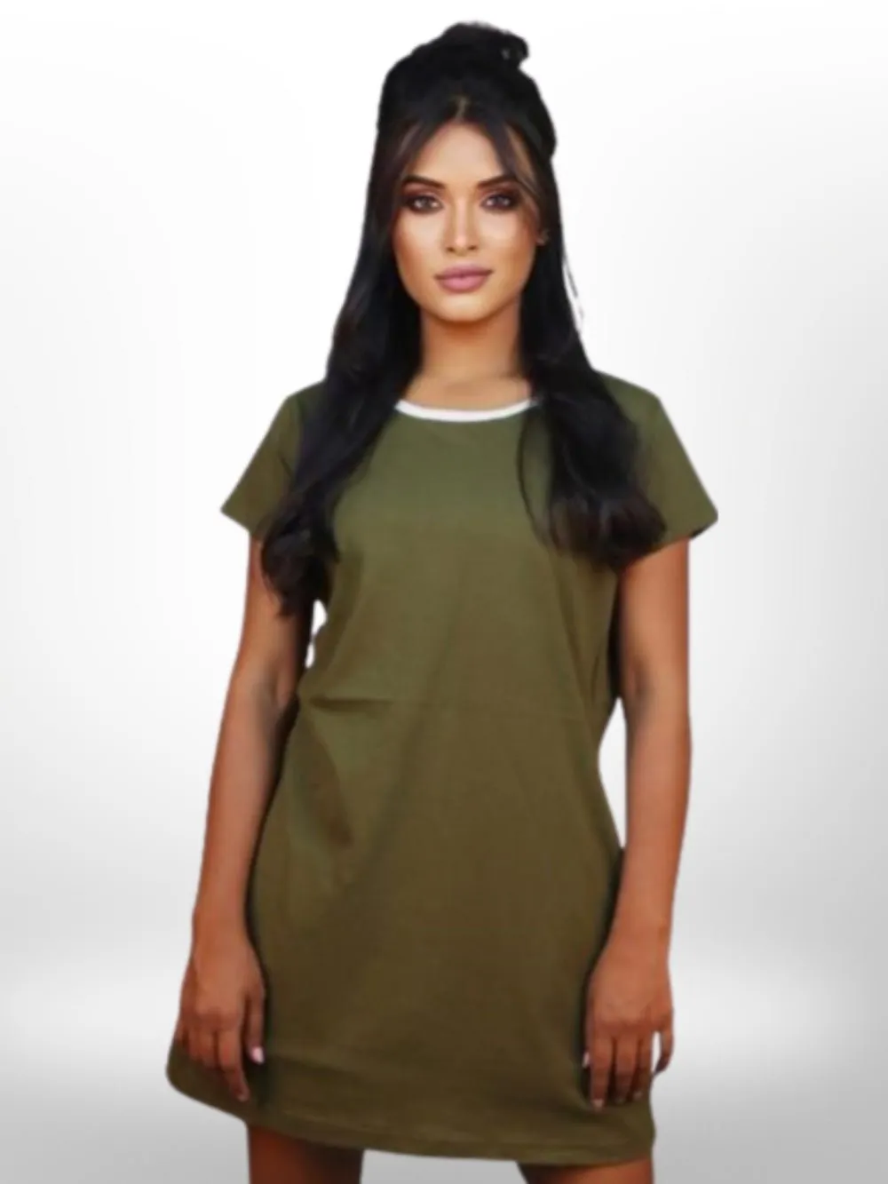 Beautiful Colorful Solid  Long T-Shirt For Women's