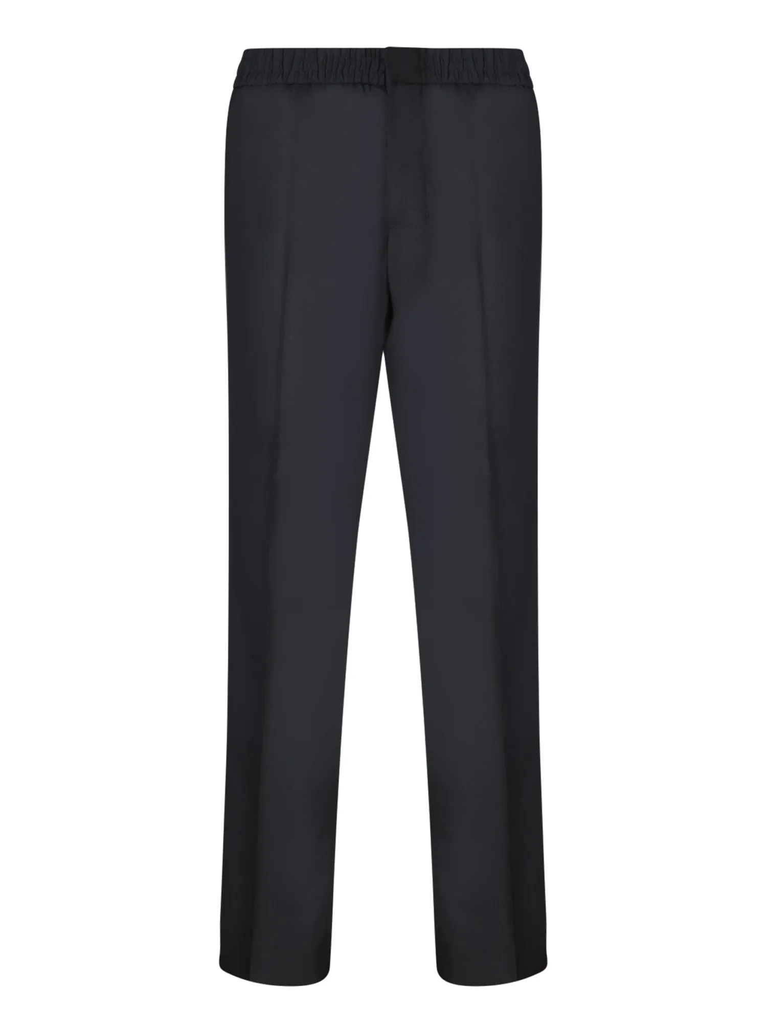 Black Elastic Waist Pants