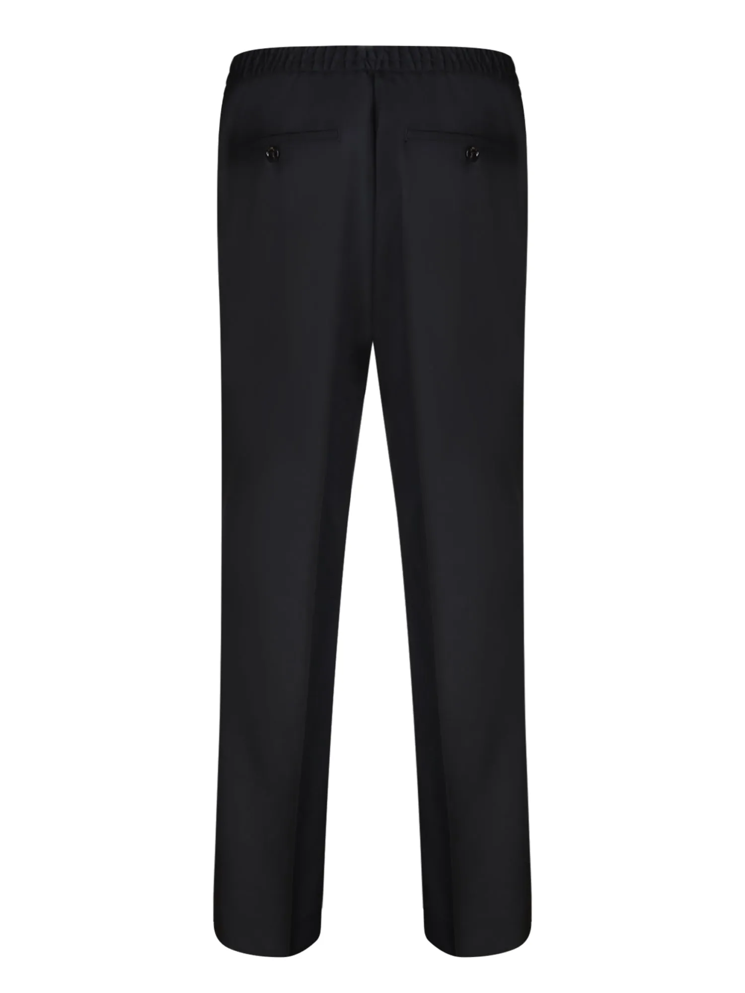 Black Elastic Waist Pants