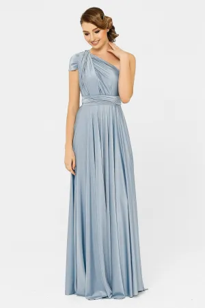 Bridesmaid Multiway Wrap Dress – PO31 Dusty Blue