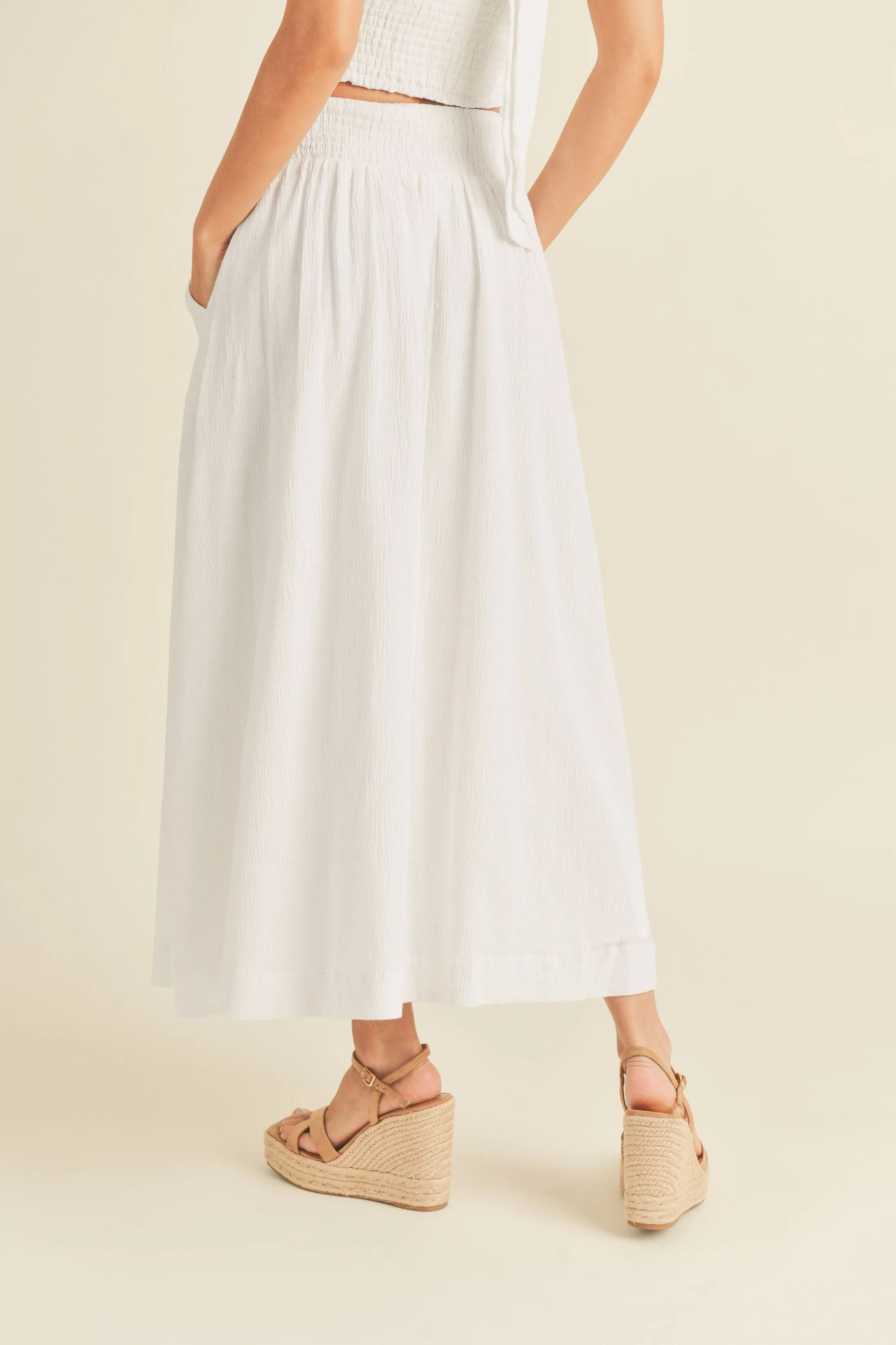 Button-down Maxi Skirt