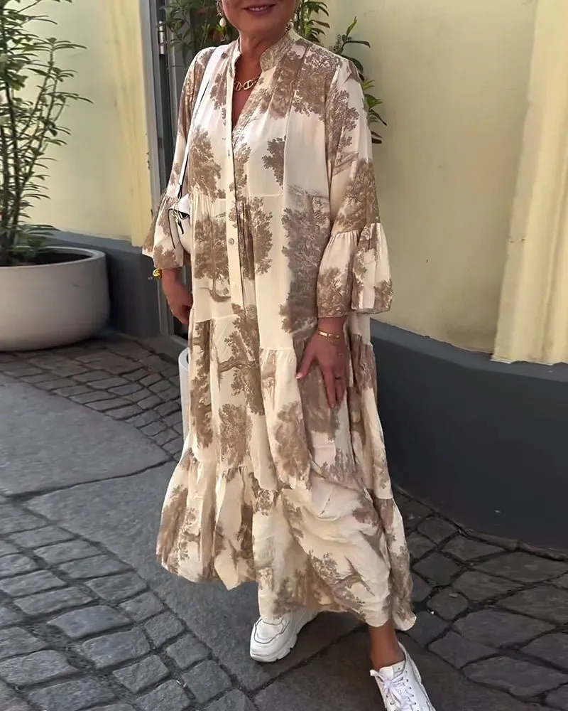 Claudine Long Elegant Flow Summer Dress