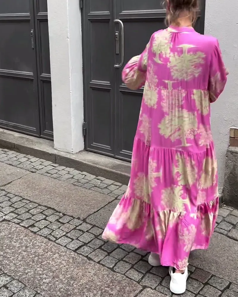 Claudine Long Elegant Flow Summer Dress