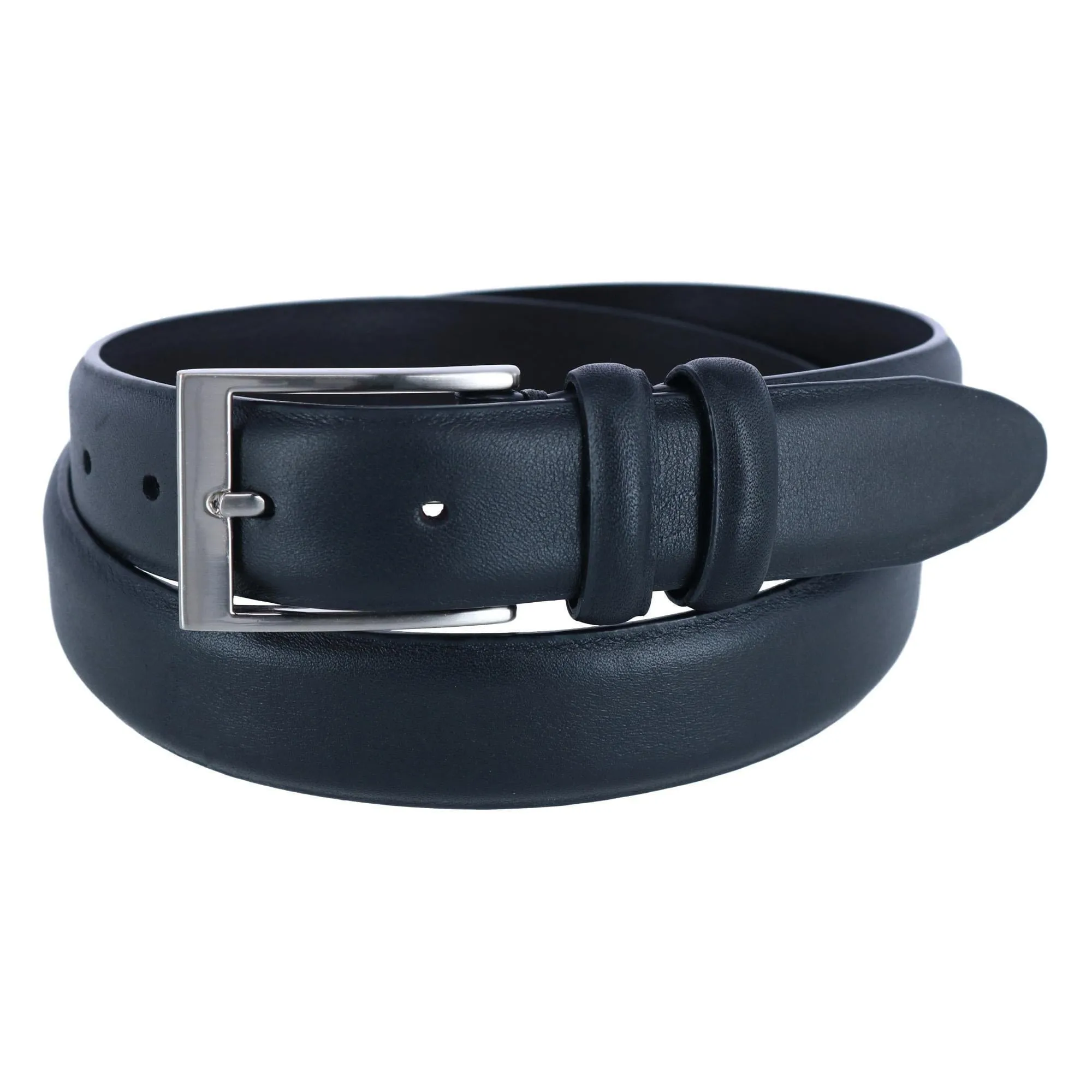 CTM® Men's Smooth Feather Edge Belt