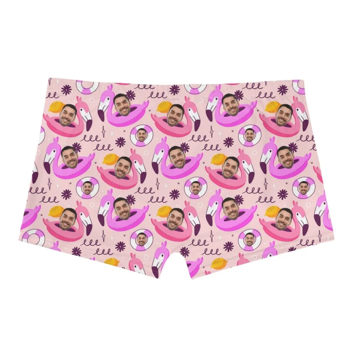 Custom Face Flamingo Women Sexy Short Pants Comfortable Fashion Gym Sport Daily Shorts Bottom