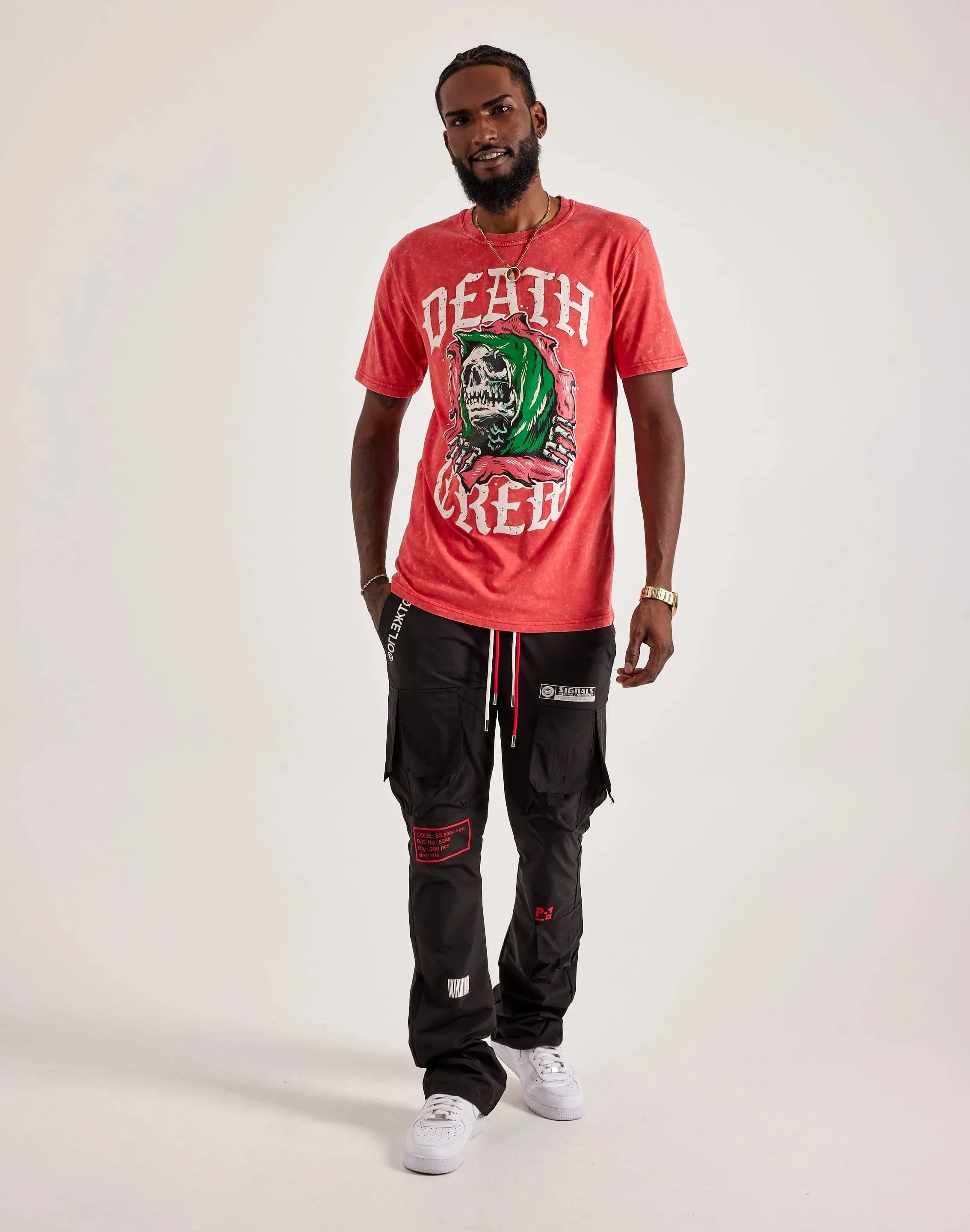 Death Crew Tee (Acid Red) - UB2024ACDRED