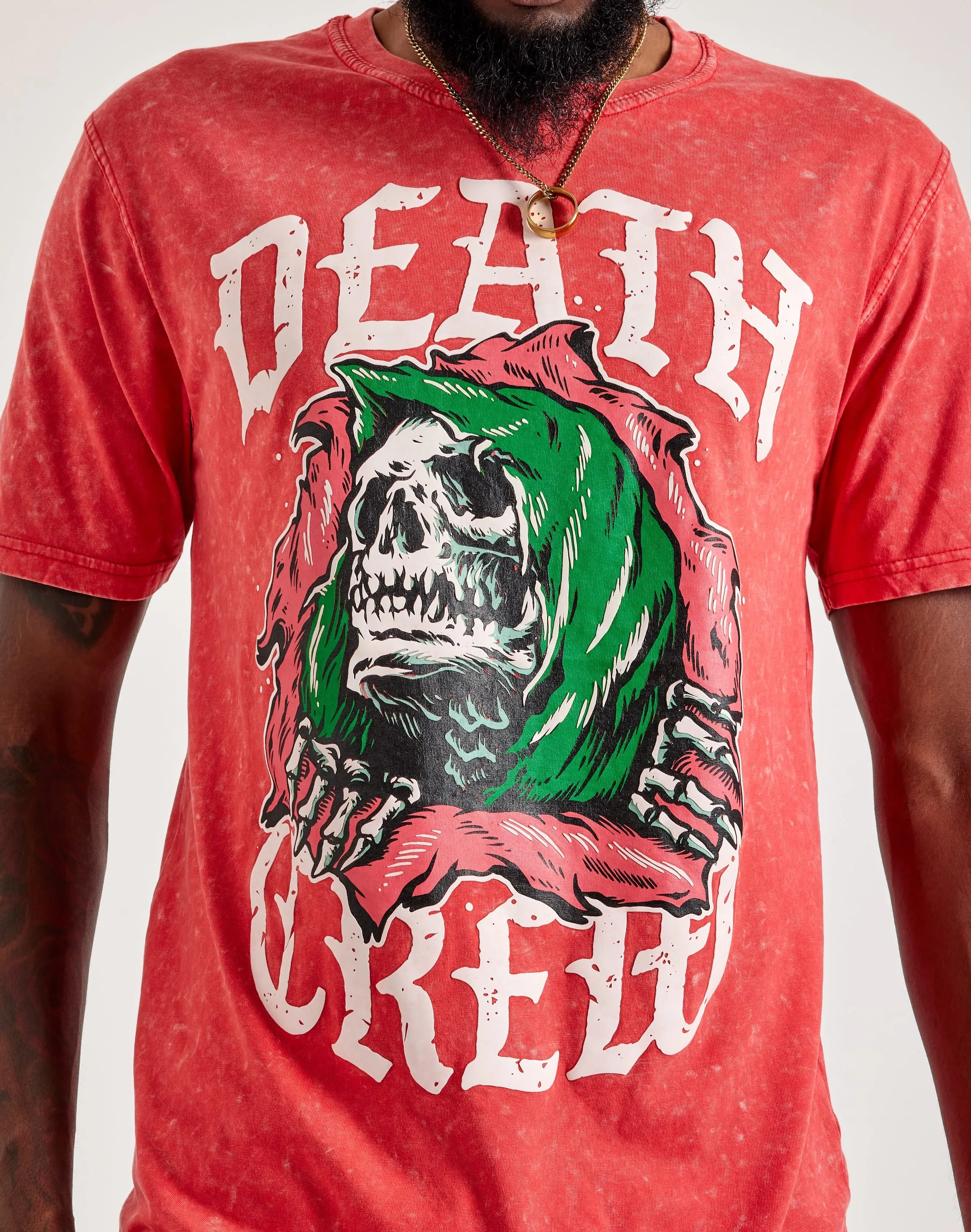 Death Crew Tee (Acid Red) - UB2024ACDRED
