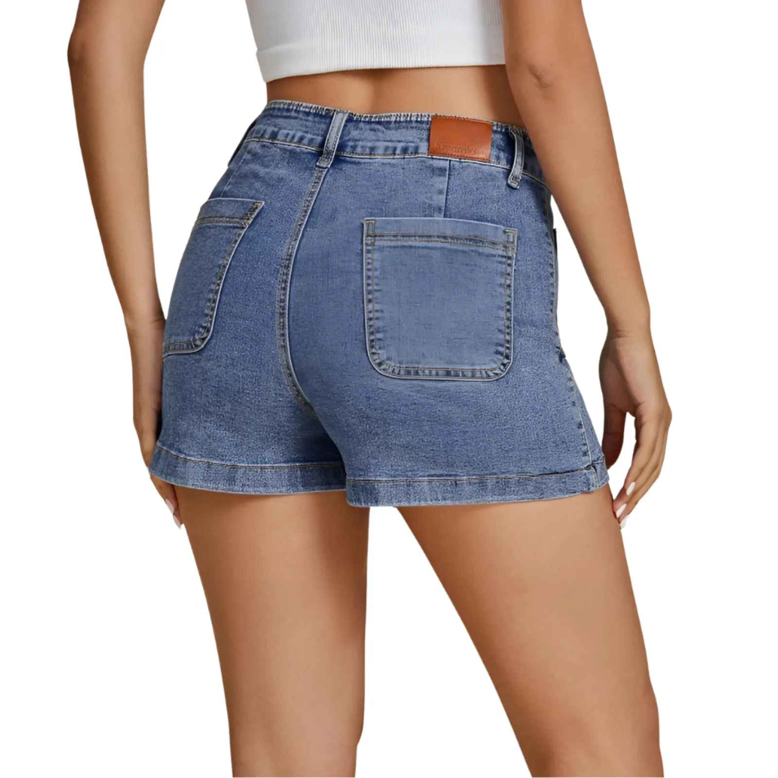 Denim Shorts Rolled Hem – Versatile and Comfortable for Casual Outings