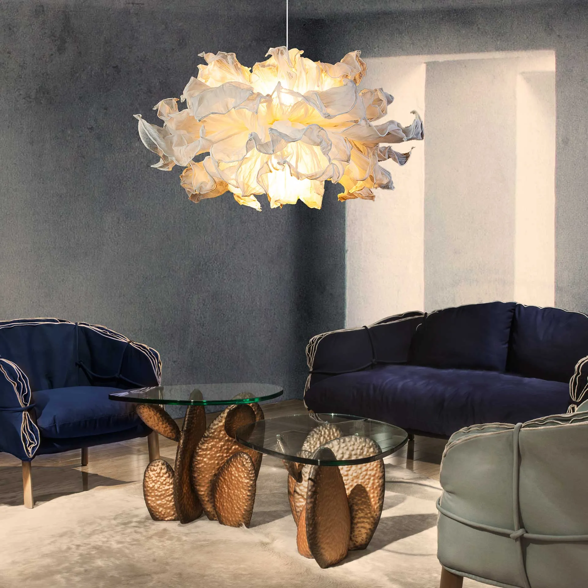 Fandango Hanging Lamp by Danny Fang for Kenneth Cobonpue