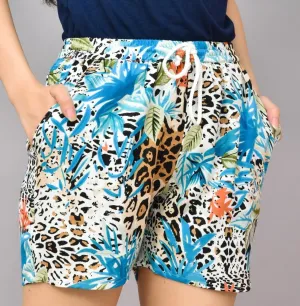 Floral Print Summer Shorts