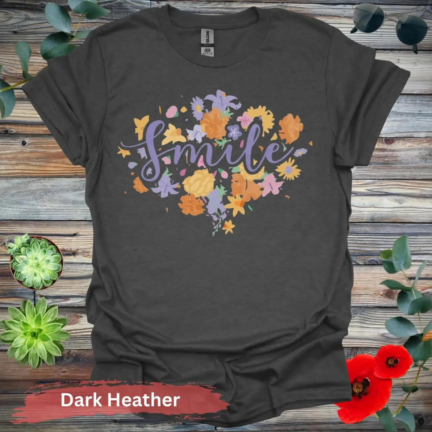 Floral Smile T-shirt