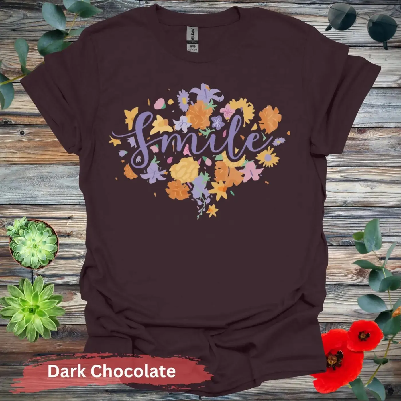 Floral Smile T-shirt