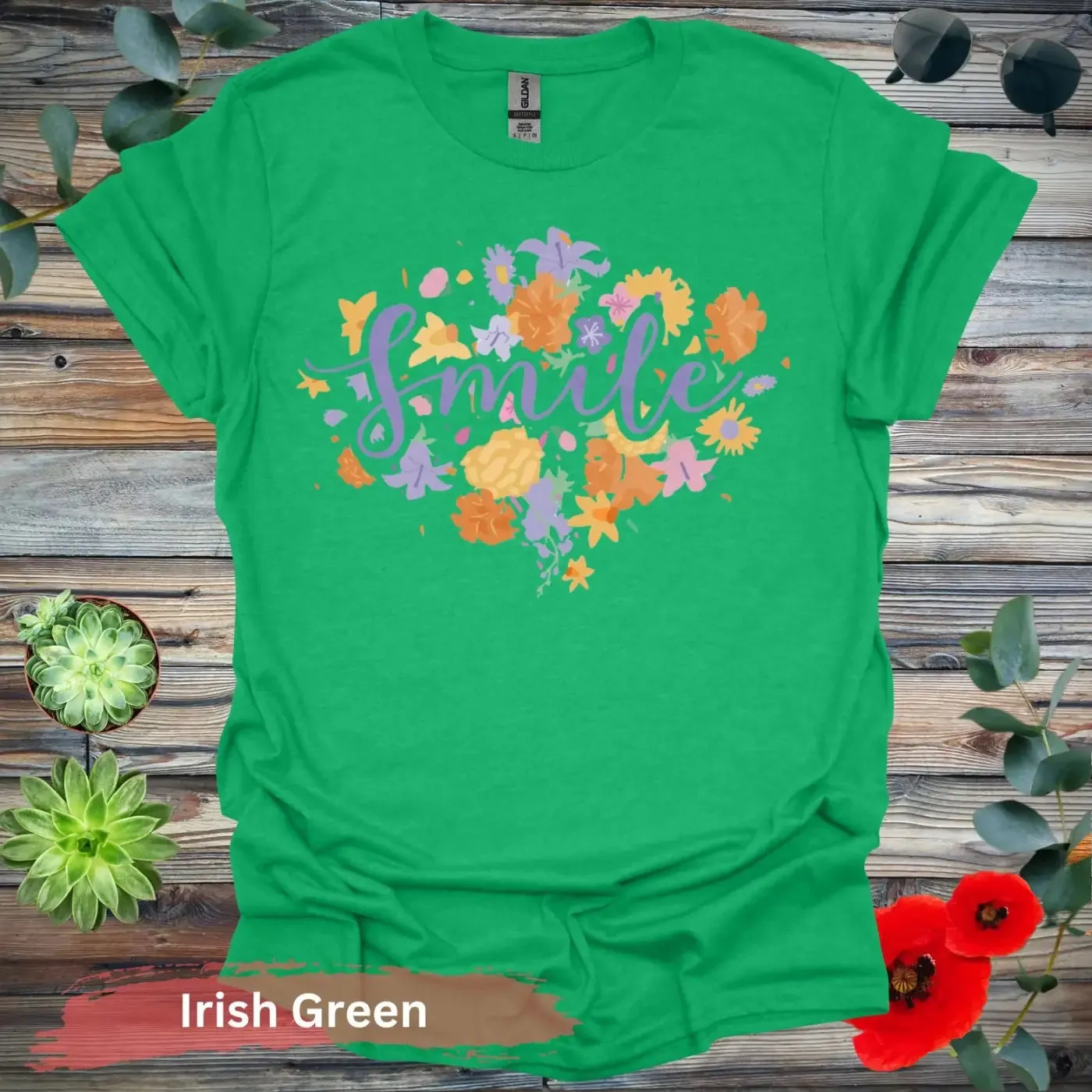Floral Smile T-shirt