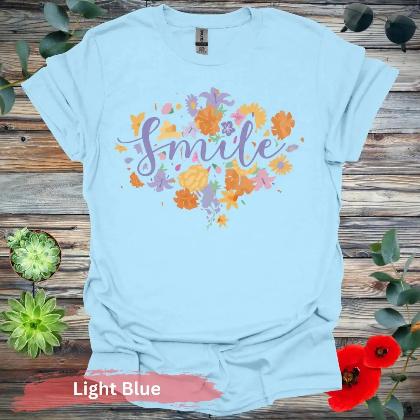 Floral Smile T-shirt