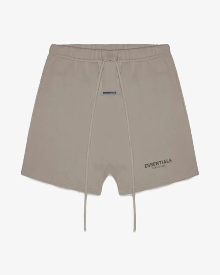 FOG ESSENTIALS SS20 REFLECTIVE SWEAT SHORTS TAUPE UMBER