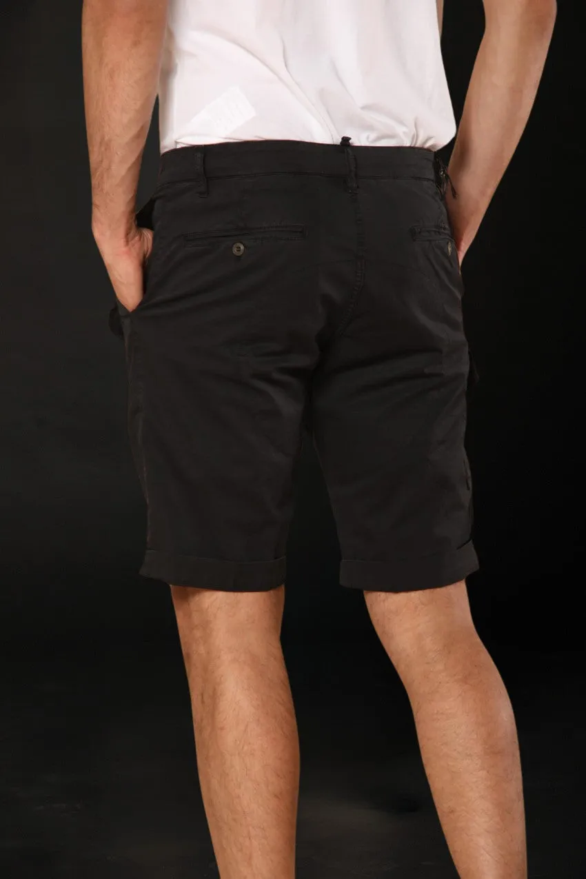 George bermuda cargo uomo limited edition in cotone stretch carrot fit ①