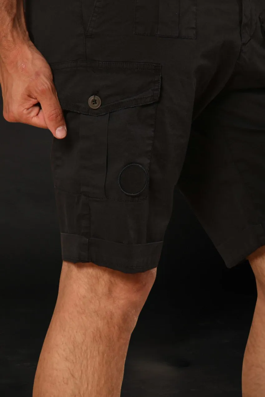 George bermuda cargo uomo limited edition in cotone stretch carrot fit ①