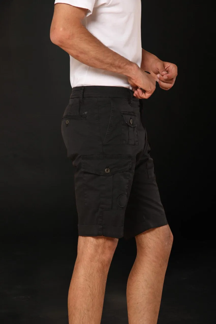 George bermuda cargo uomo limited edition in cotone stretch carrot fit ①