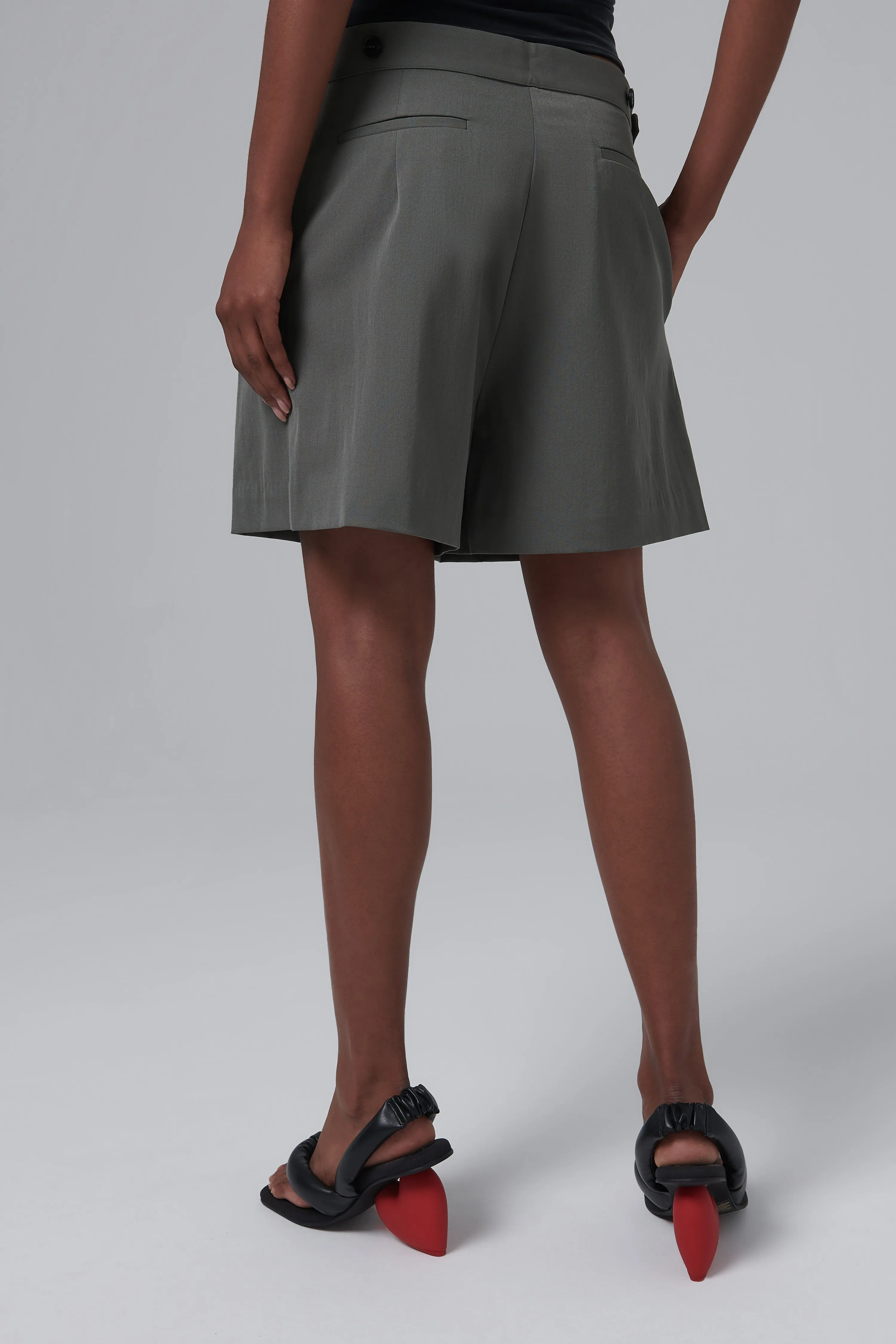 Green Adjustable Shorts