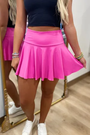 Halara 2 in 1 Tennis Skirt Marvelous Fuchsia