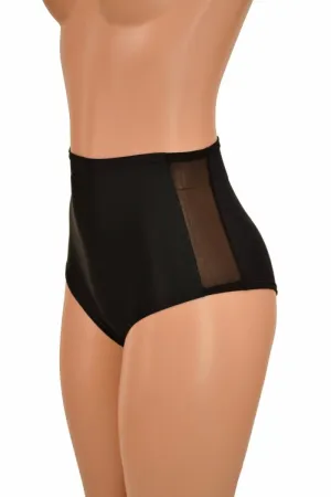 High Waist Side Panel "Siren" Shorts