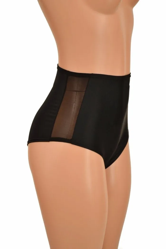 High Waist Side Panel "Siren" Shorts