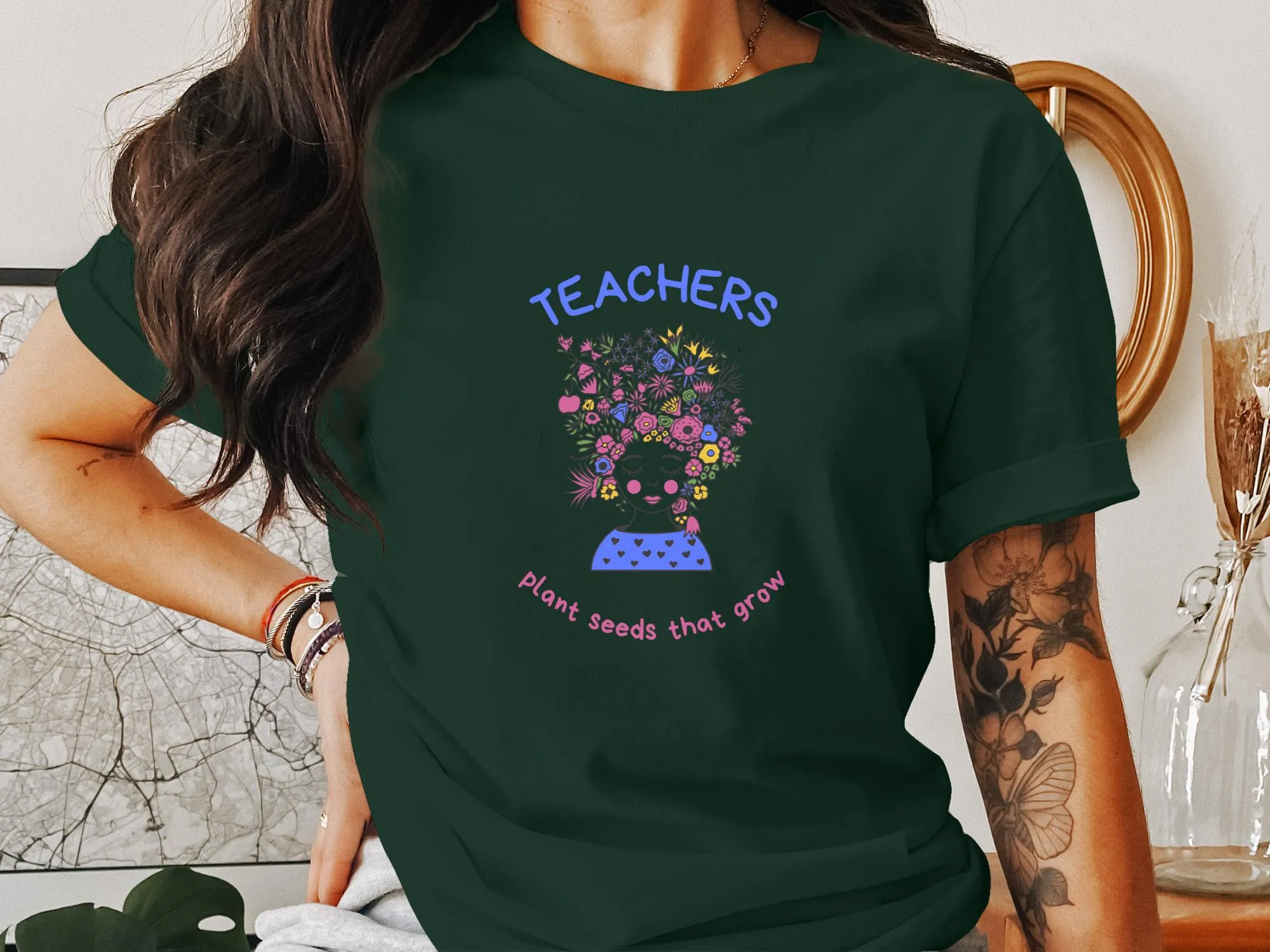 Inspiring Teachers Plant Seeds That Grow Graphic T-Shirt