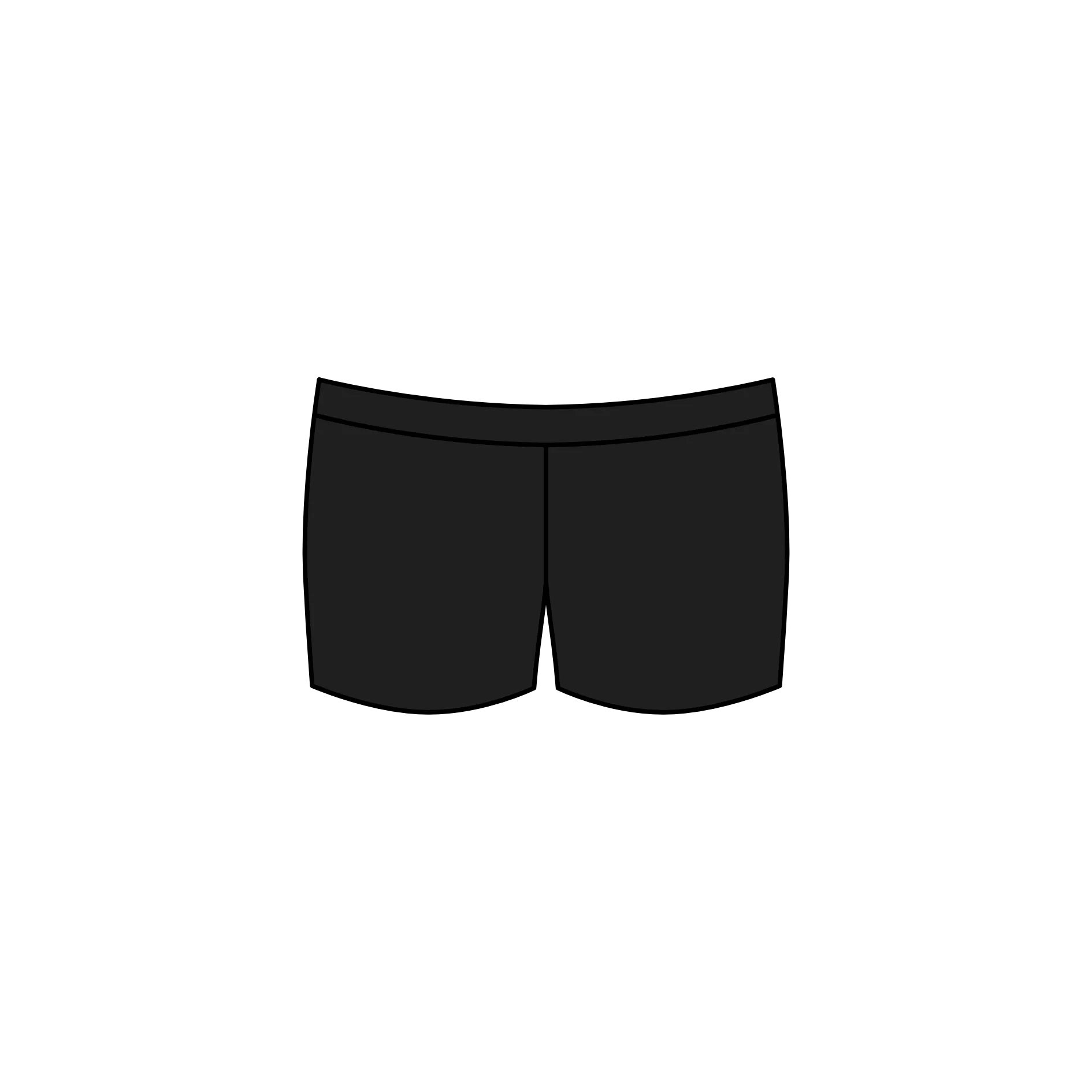 JENNY - SMOOTH VELVET HIPSTER HOTPANTS / SHORTS