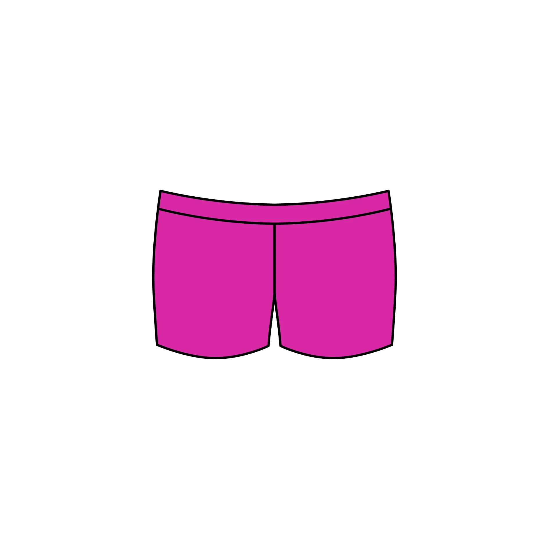 JENNY - SMOOTH VELVET HIPSTER HOTPANTS / SHORTS