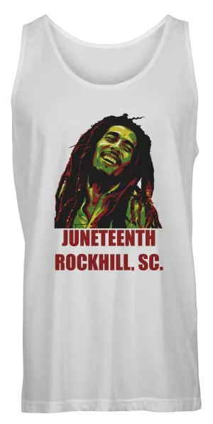 Juneteenth Rockhill  SC  Bob Marley Tank Top