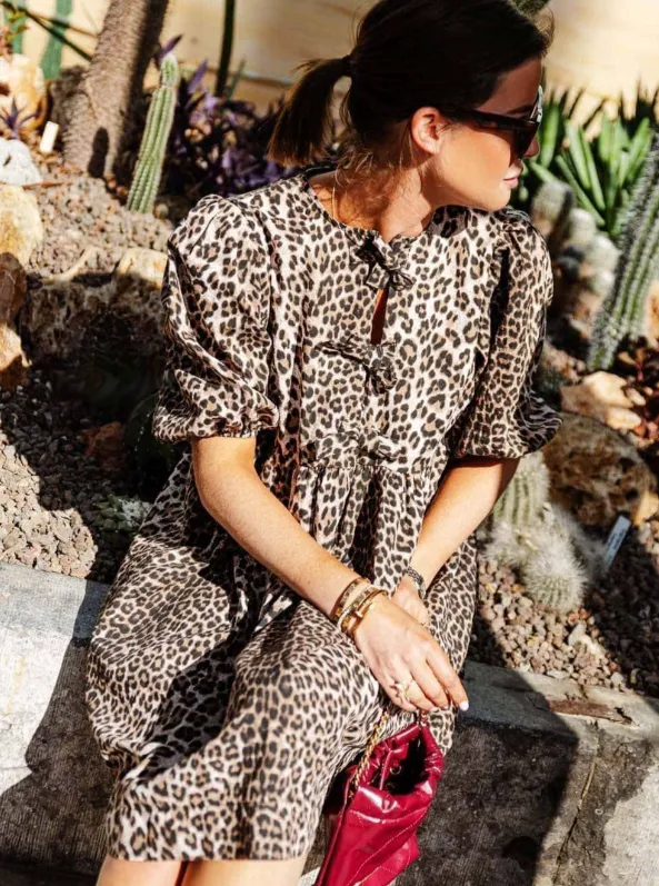 Kendall™ | Leopard Print Flirty & Flowing Sundress