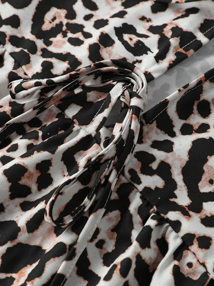 Kendall™ | Leopard Print Flirty & Flowing Sundress