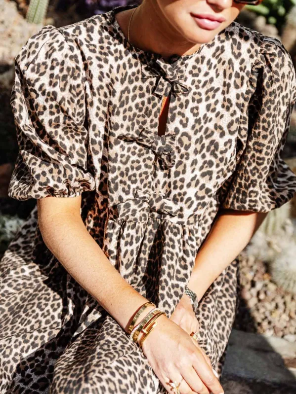 Kendall™ | Leopard Print Flirty & Flowing Sundress