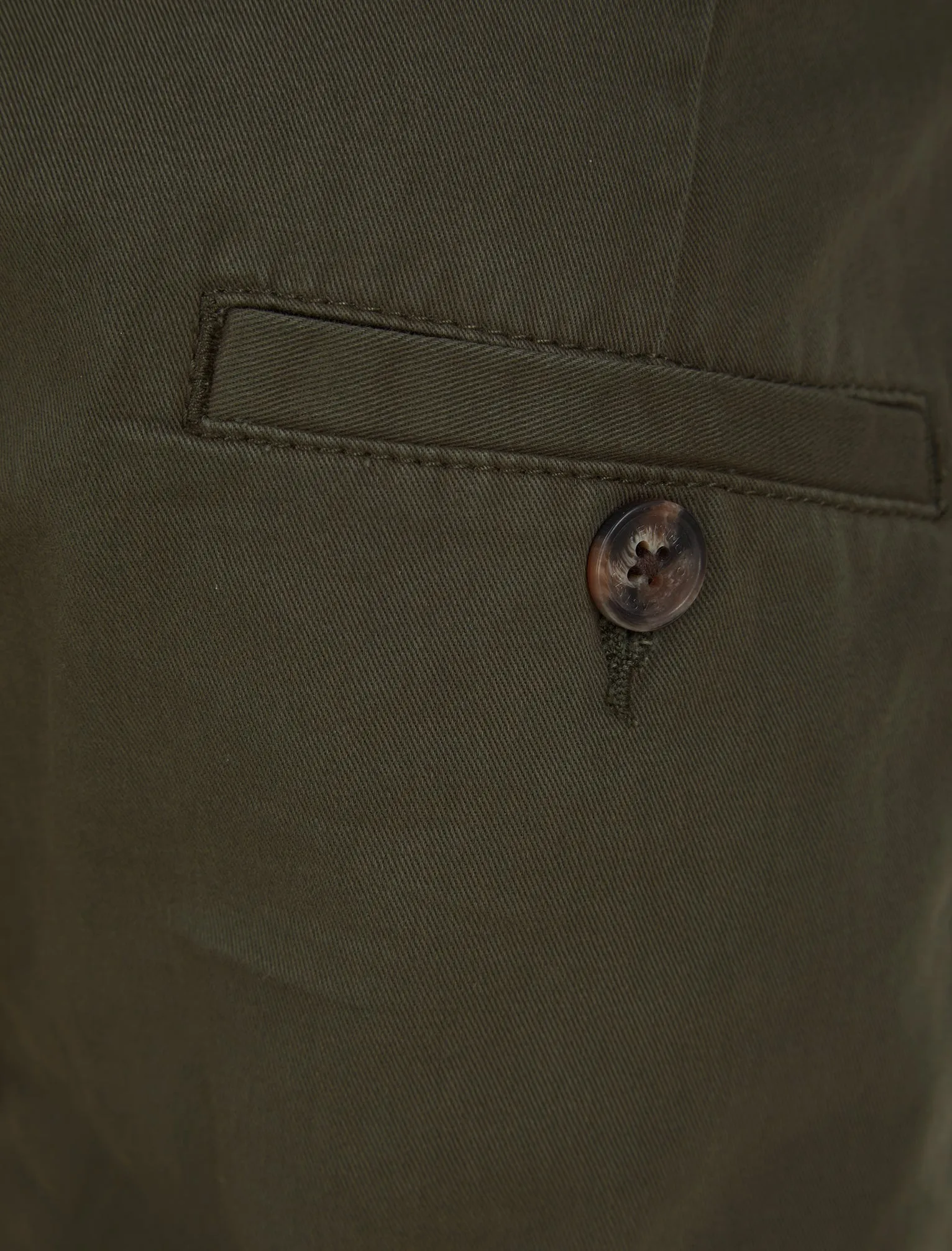 Kynance Cotton Twill Chino Shorts in Khaki - Kensington Eastside
