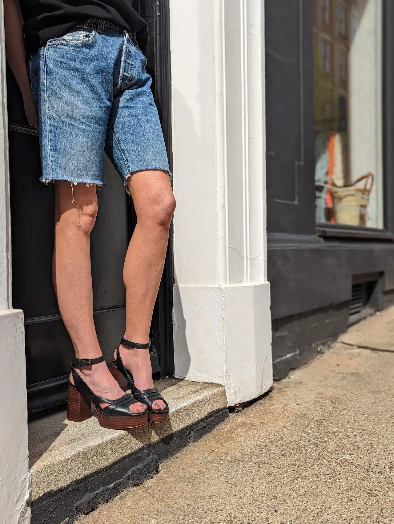 Levi's 501 Denim Boyfriend Shorts