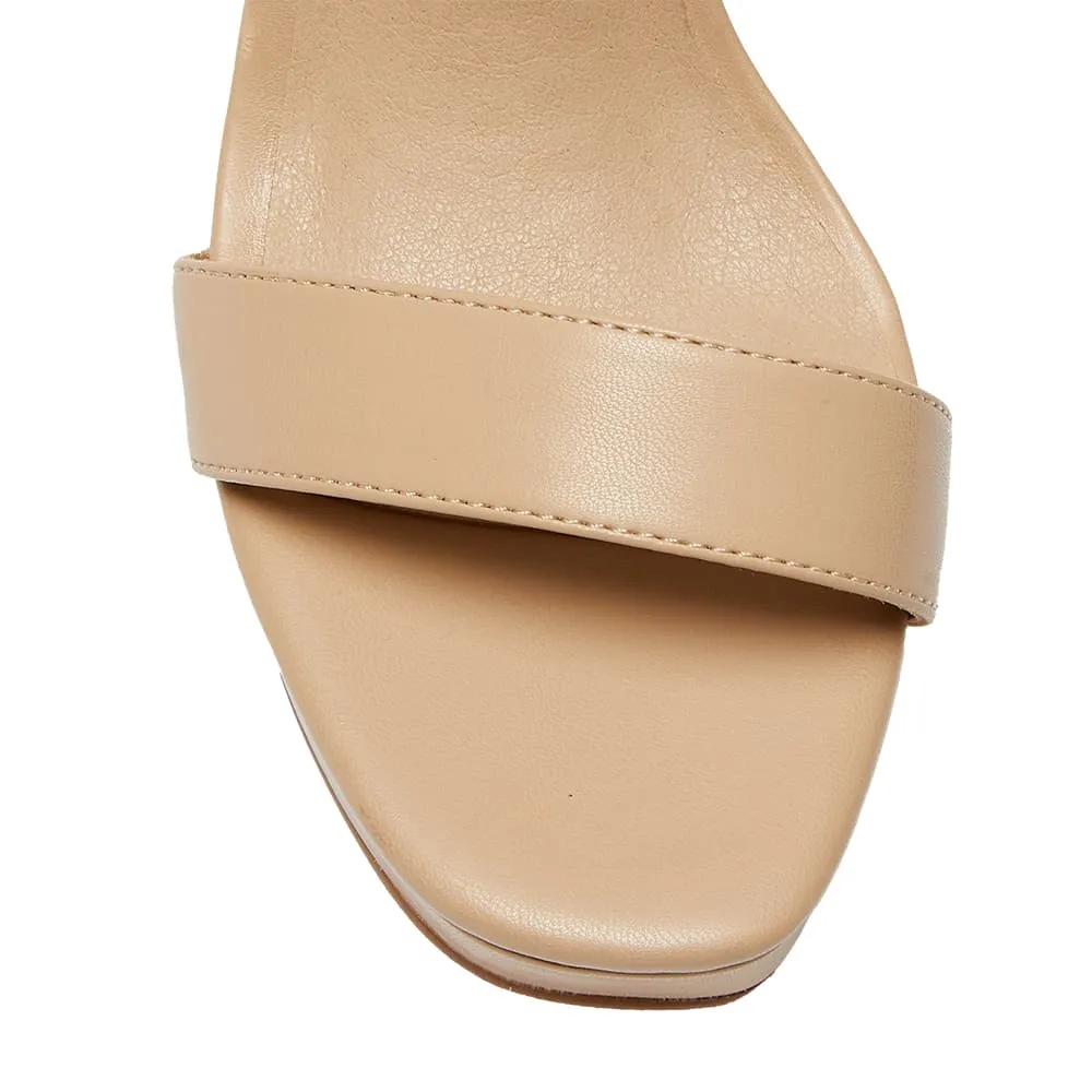 Lexi Heel in Nude Smooth
