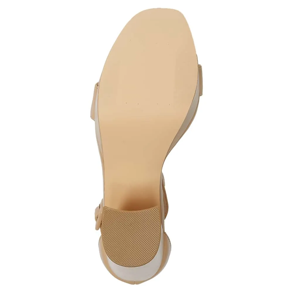 Lexi Heel in Nude Smooth