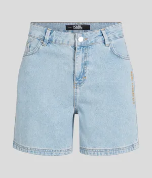 LIGHT BLUE LOOSE DENIM SHORT