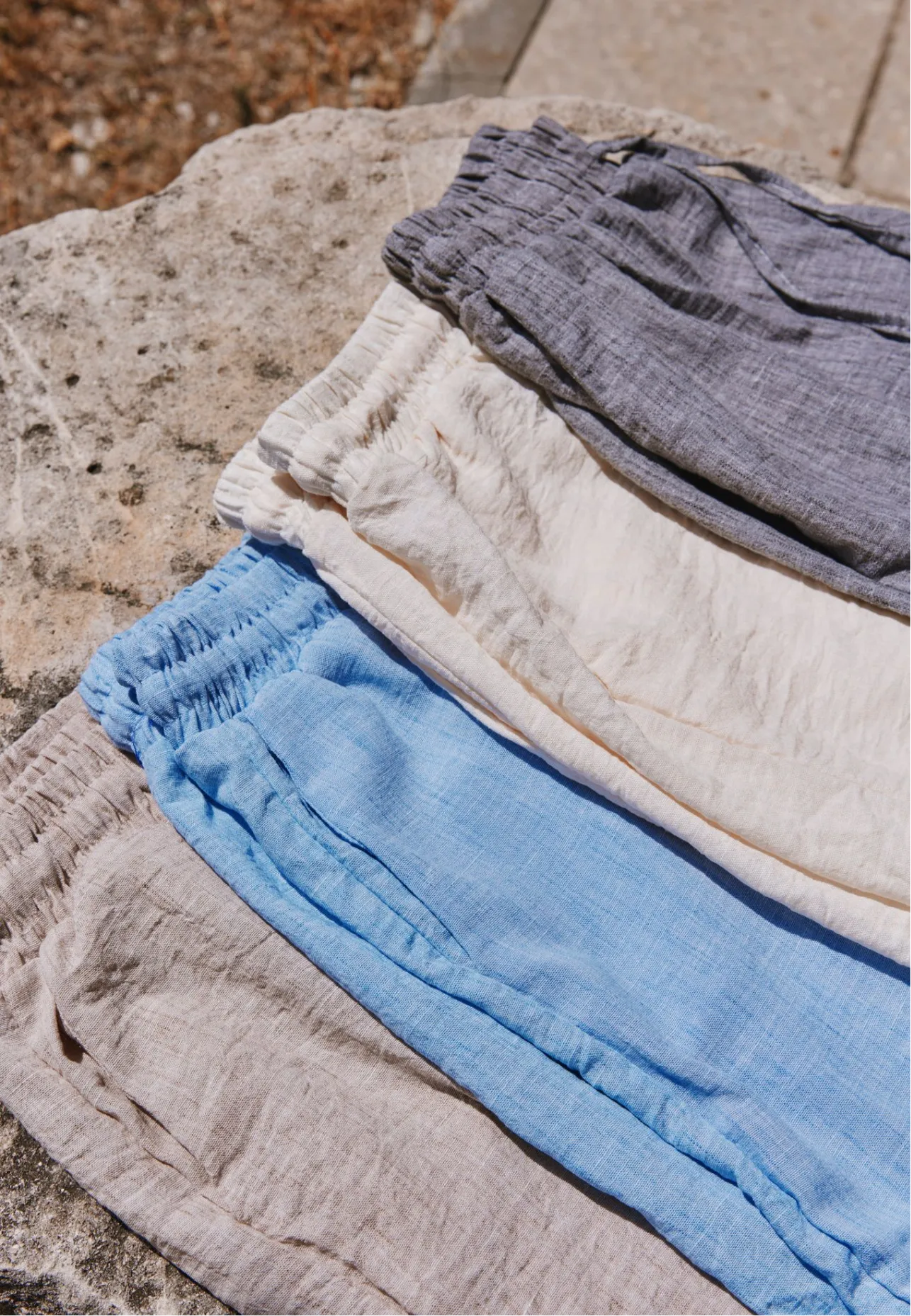 Linen Blend Shorts