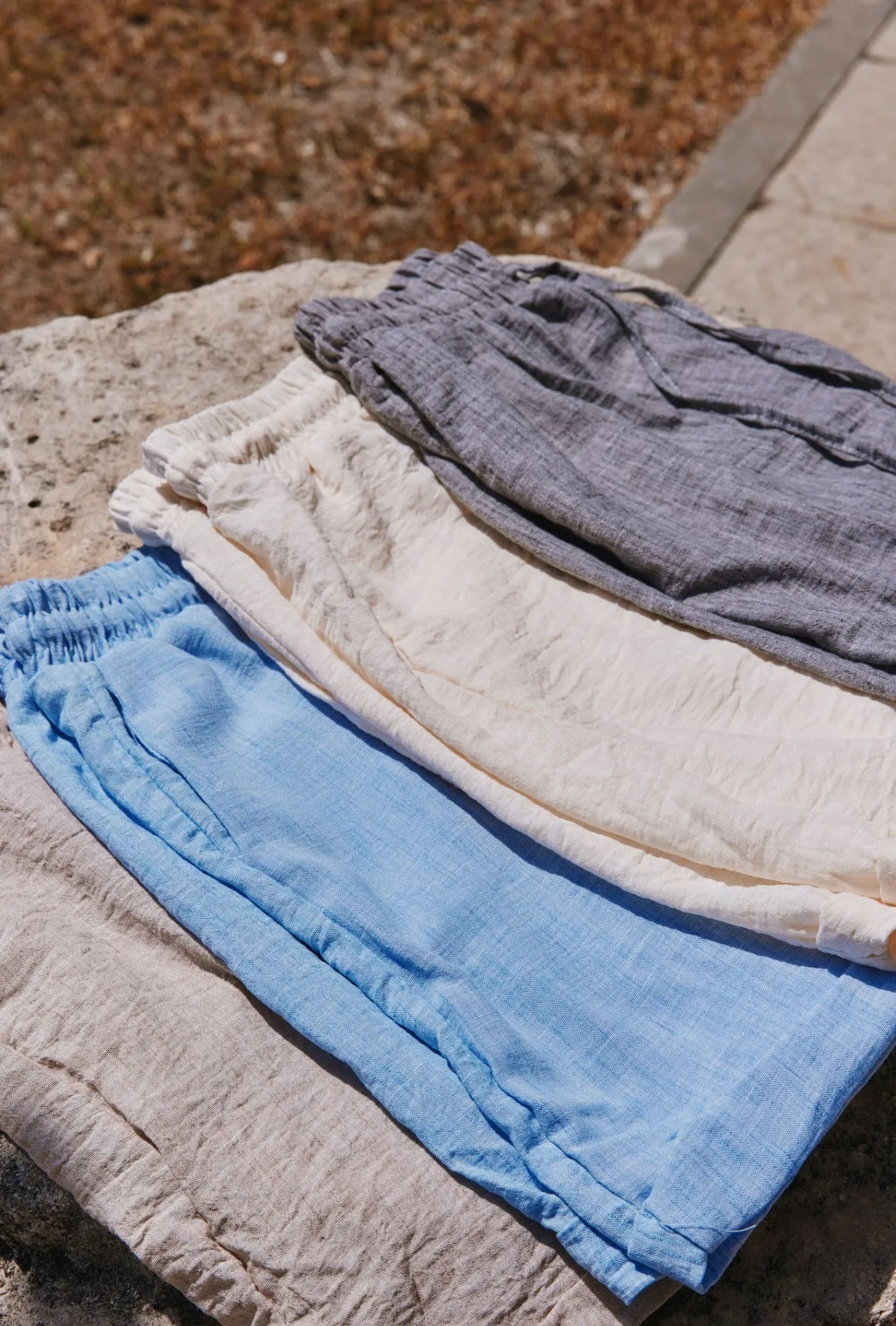 Linen Blend Shorts