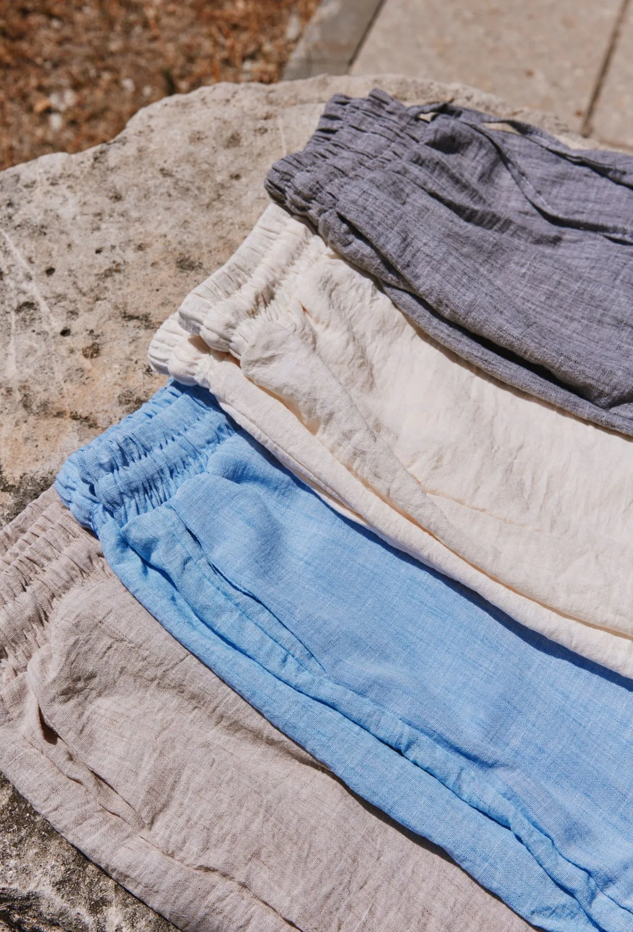 Linen Blend Shorts