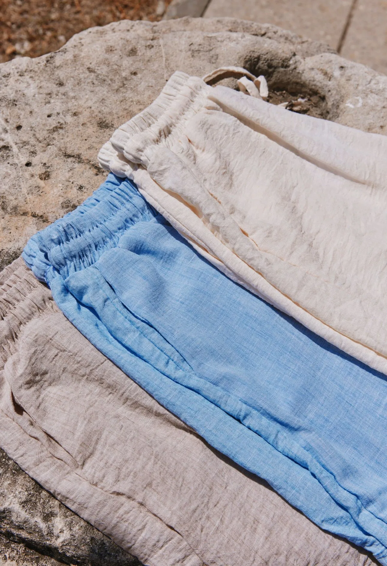 Linen Blend Shorts