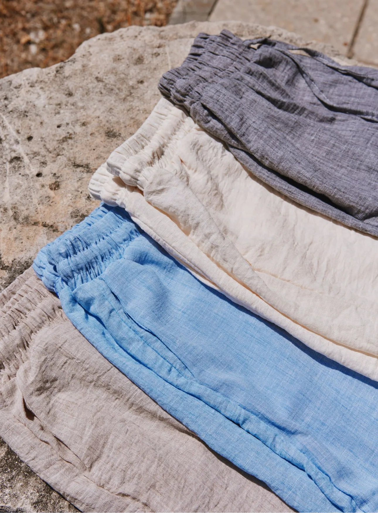 Linen Blend Shorts