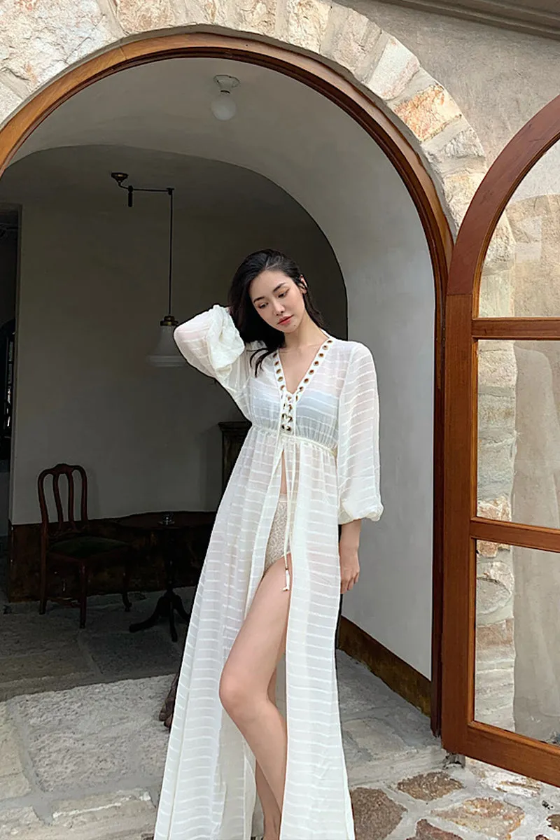 Long Ultra-flowing Blouse Dress