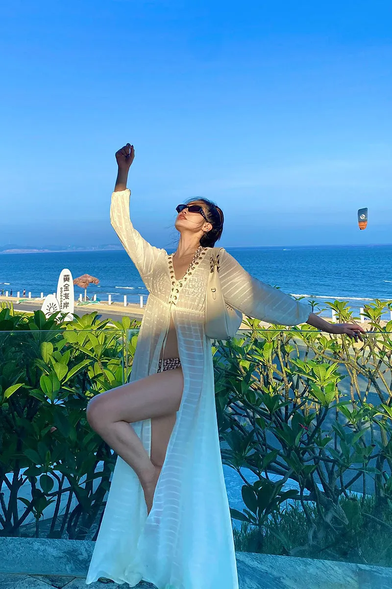Long Ultra-flowing Blouse Dress